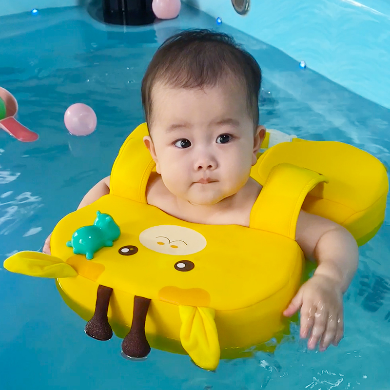婴儿游泳圈腋下防侧翻男女幼儿童宝宝洗澡免充气安全大浮力救生圈