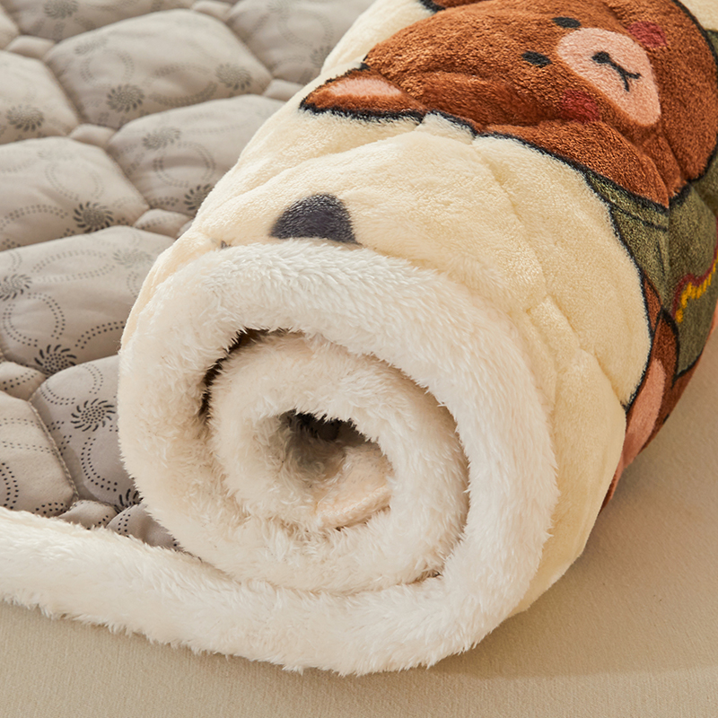 珊瑚绒床垫加厚保暖床褥垫子秋冬季绒垫被铺底牛奶法兰绒床毯床单