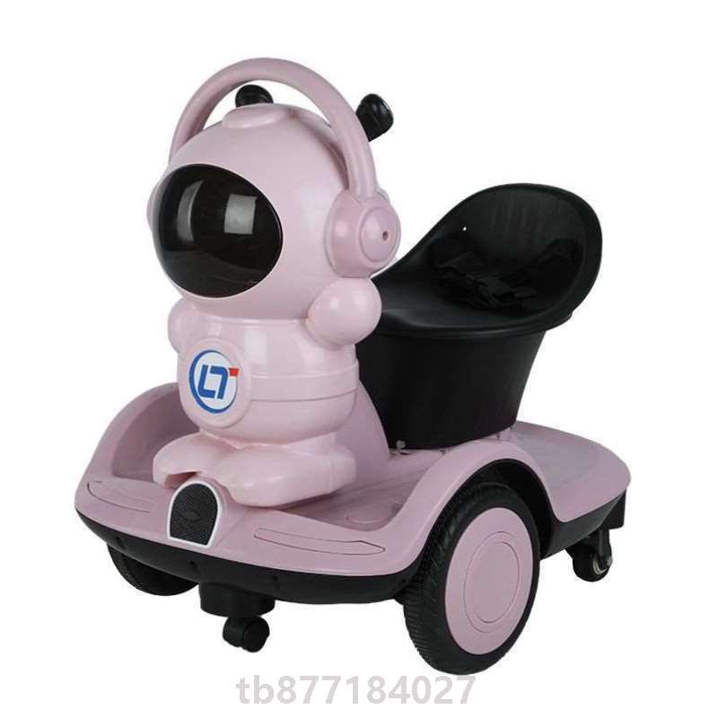 车遥控玩具车电动航天员摩托车宝宝3可外出平衡1一岁坐儿童人车