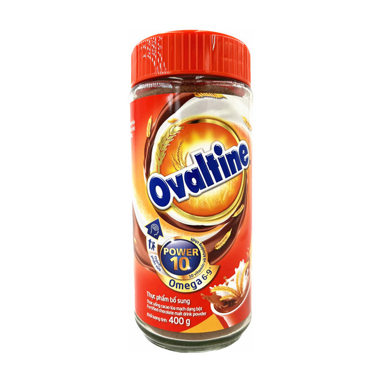 泰国进口 Ovaltine阿华田营养健康燕麦芽可可粉冲饮品400g瓶装