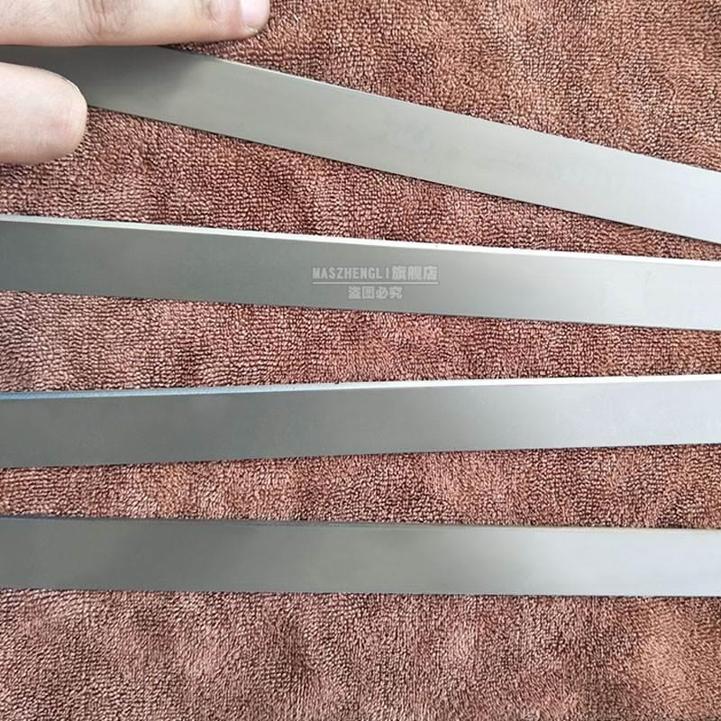 超薄长条刀片单双刃切刀不锈钢切割海绵蜂蜜刀长型长刃刀片可定制
