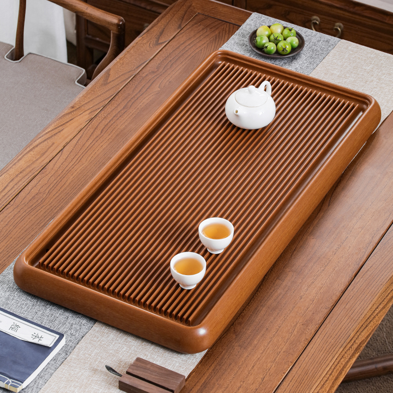 电木茶盘茶具整块排水式德国家用客厅新款高端大号长方形简约茶台