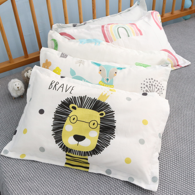 宝宝小枕头0-1-3-6岁棉花填充幼儿园儿童用婴儿枕头全棉四季通用