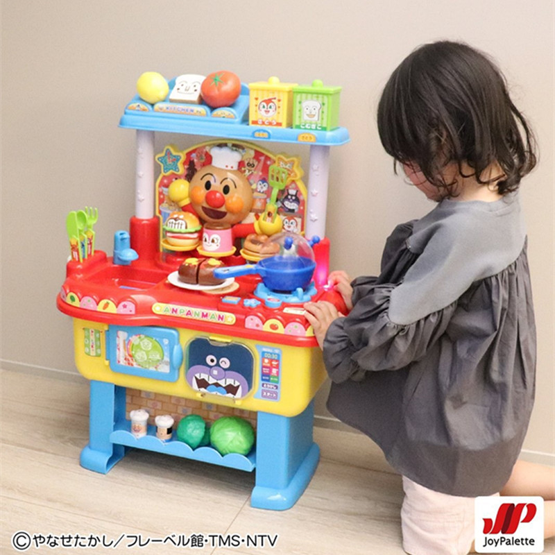 日本面包超人儿童宝宝女孩布丁甜点过家家梦幻厨房豪华礼物玩具