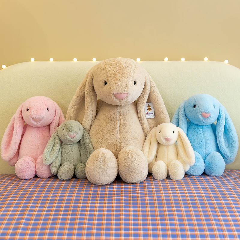 兔子毛绒玩具可爱小白兔公仔玩偶安抚布娃娃床上睡觉抱枕女生礼物