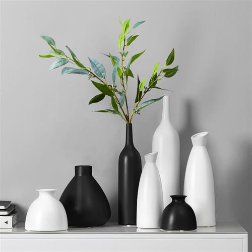 创意日式禅意陶瓷花瓶摆件艺术插花现代简约客厅家居软装饰品摆设