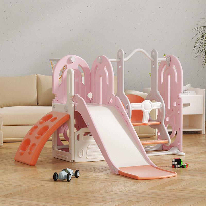 滑梯童室内用幼儿园宝宝梯秋千功能组合001游乐场多儿攀爬家玩具
