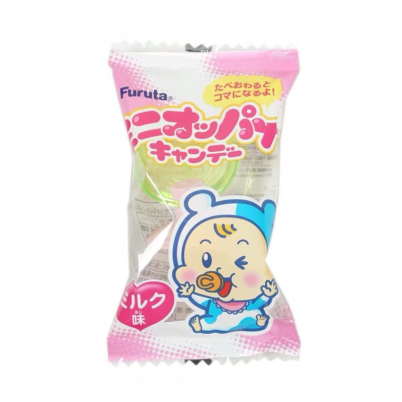 现货日本本土富路达奶嘴糖奶味儿童糖果