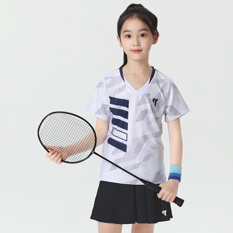 佩琪酷儿童羽毛球服2024新款训练运动服套装男童女童速干网球服女
