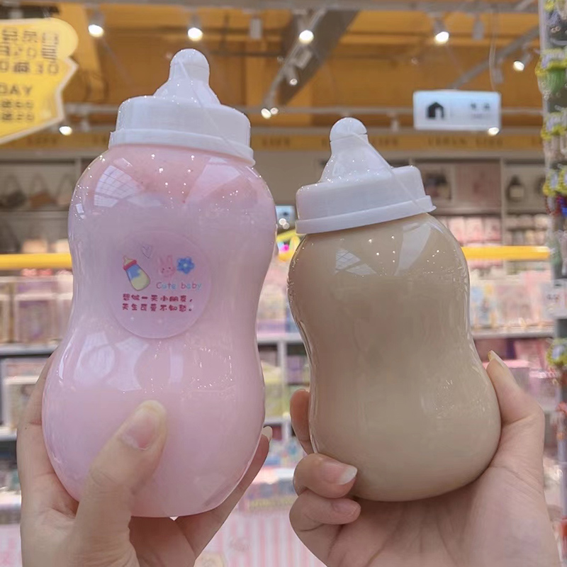 奶茶奶瓶网红一次性塑料成人奶瓶奶茶杯宝宝奶嘴瓶饮料果汁瓶PET