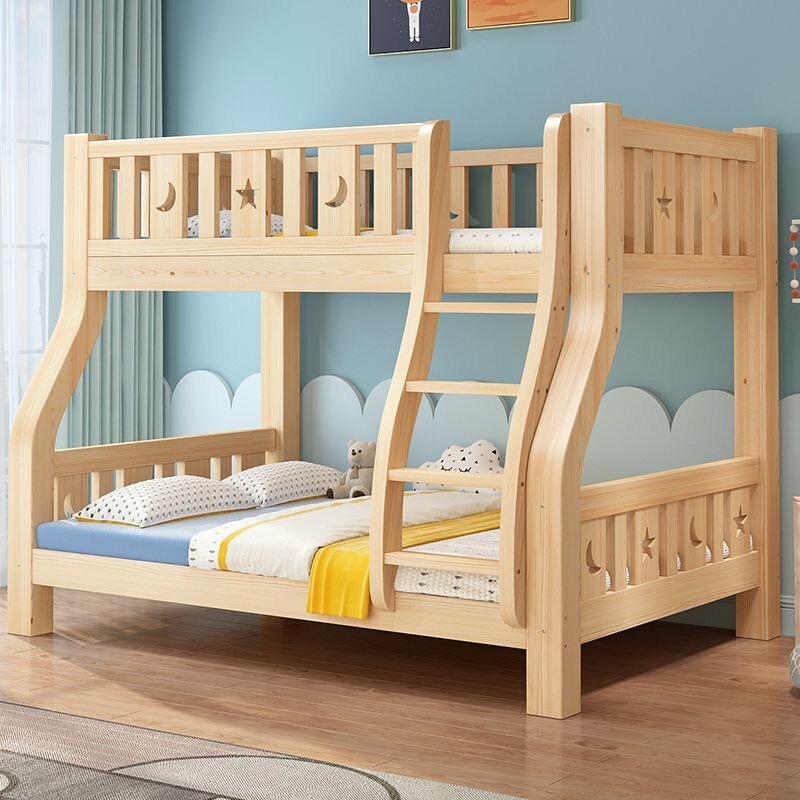 实木高低床上下床双层床子母床儿童大人两层上下铺木床双层出租房