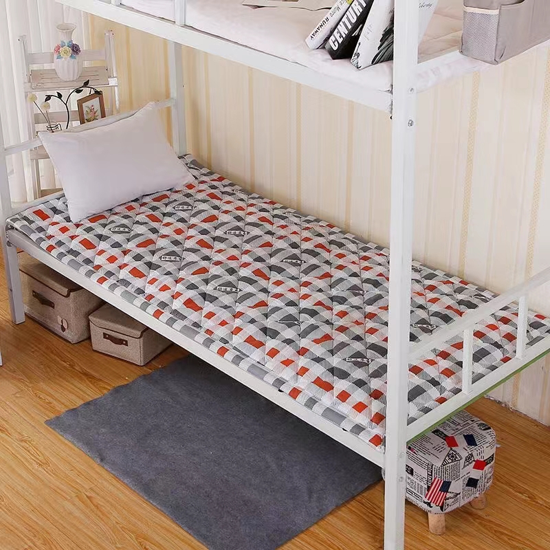 折叠床垫1.8米床褥子榻榻米1.5m双人单人学生宿舍1.2垫被地铺睡垫