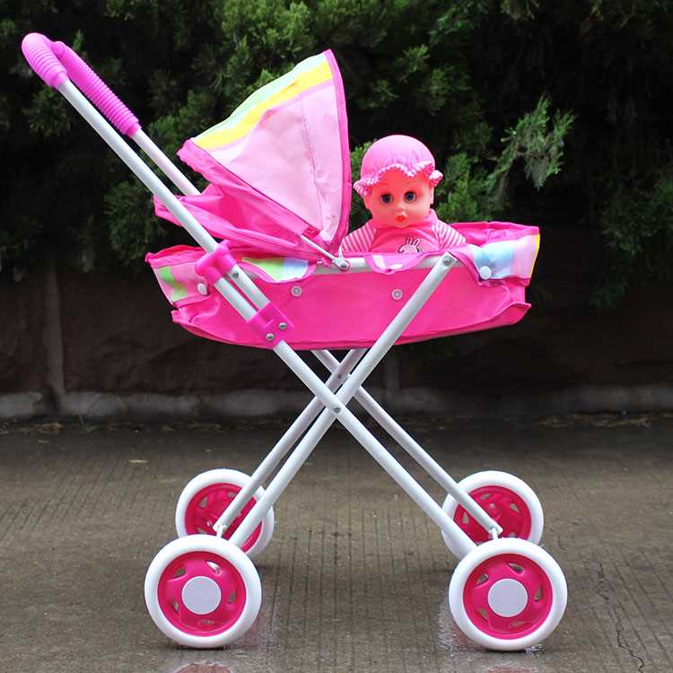 高档儿童玩具推车娃娃女童女孩过C家家玩具手推车玩具婴儿宝宝小
