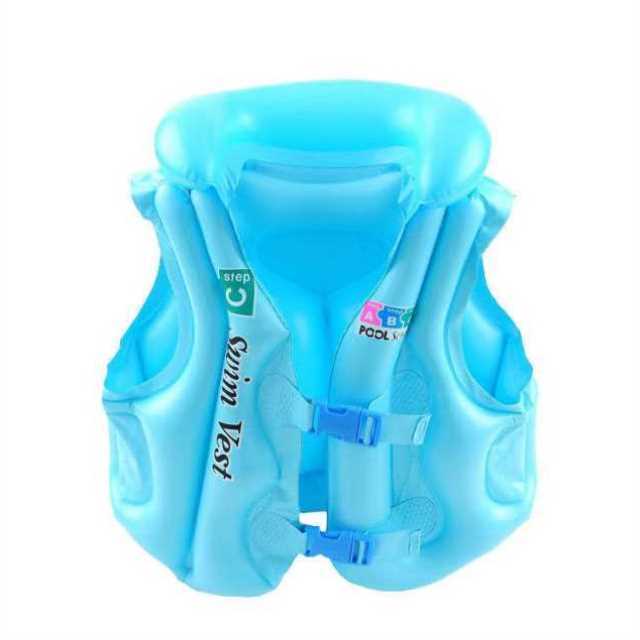 推荐儿童游泳圈充气救生衣浮力背心学游泳装备小孩手臂宝宝游泳圈