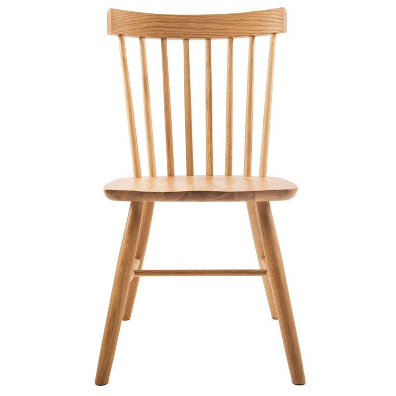 北欧风格温莎椅白橡木全实木餐椅出口设计师椅子餐厅家具现代简约