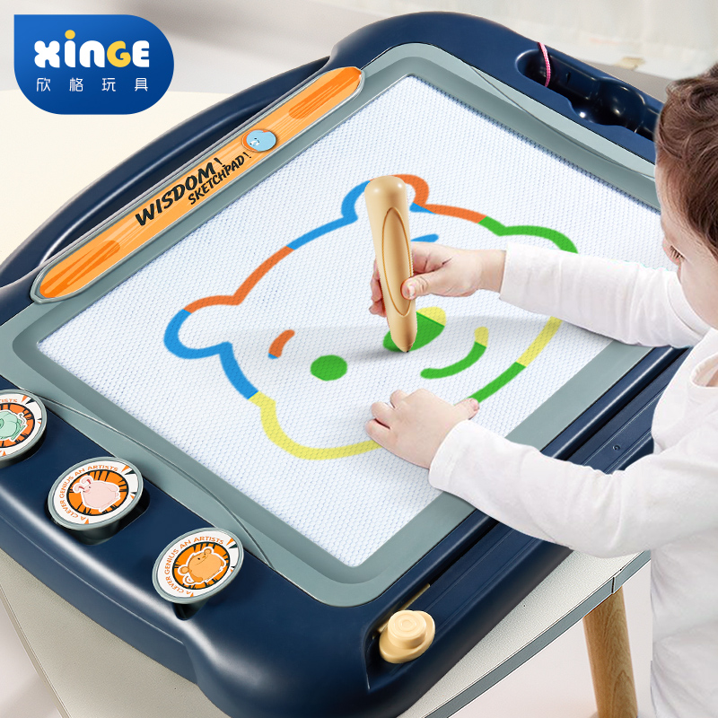 大号儿童画画板磁性磁力彩色写字板宝宝涂鸦板家用幼儿1-3岁2玩具