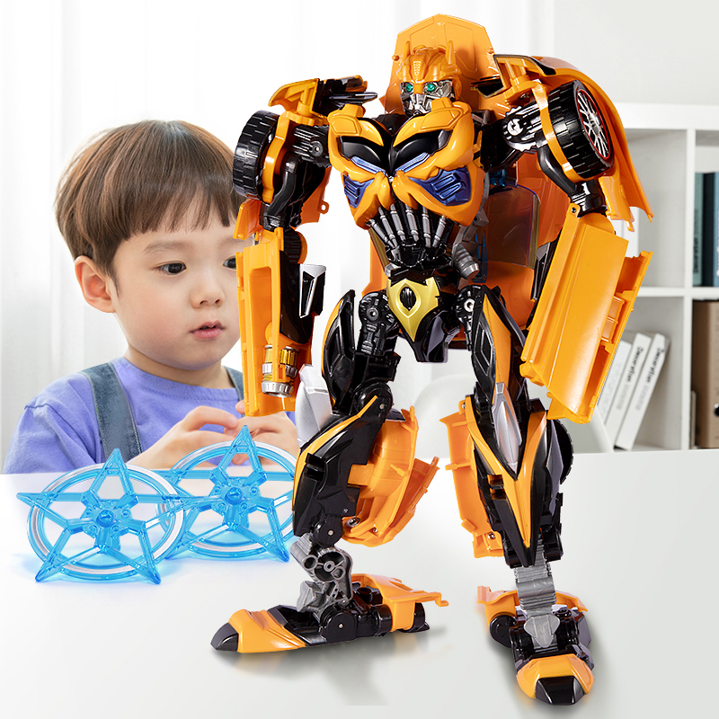 高档正版变形玩具男孩金刚擎天汽车柱机器人合金版模型大黄蜂男童