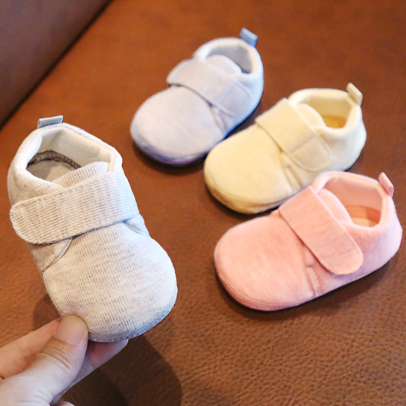 初生婴儿鞋6一12月8八10个月软底春季宝宝鞋子学步鞋女男春夏款春