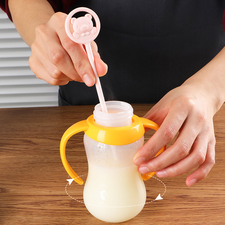 婴儿奶粉搅拌棒冲咖啡长柄搅棒搅奶器摇奶茶做泥可爱少女调蜂蜜棍