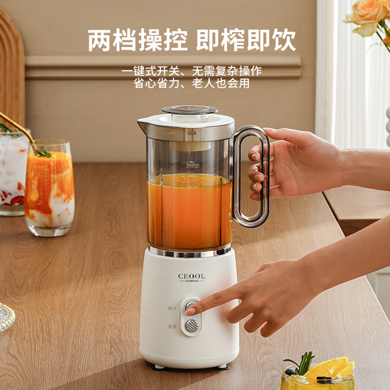 多功能榨汁机全自动家用料理机便携式婴儿辅食机电动研磨机搅拌机