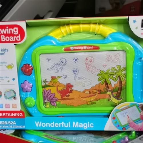 儿童磁性画板628-52家用幼儿写字板一岁宝宝2涂鸦3玩具画写板大