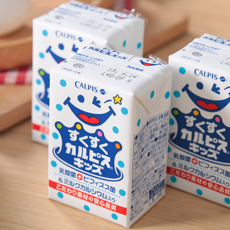 日本进口可尔必思儿童乳酸菌风味饮料calpis宝宝早餐奶饮品125ml