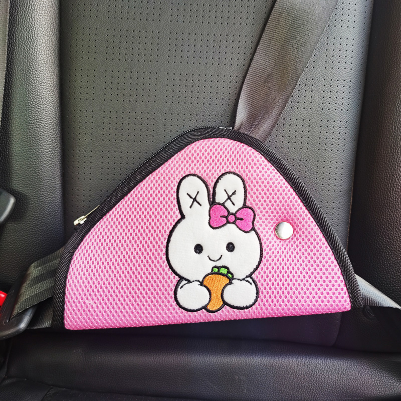 汽车儿童安全带限位固定器调节防勒脖安全座椅配件宝宝卡通可爱