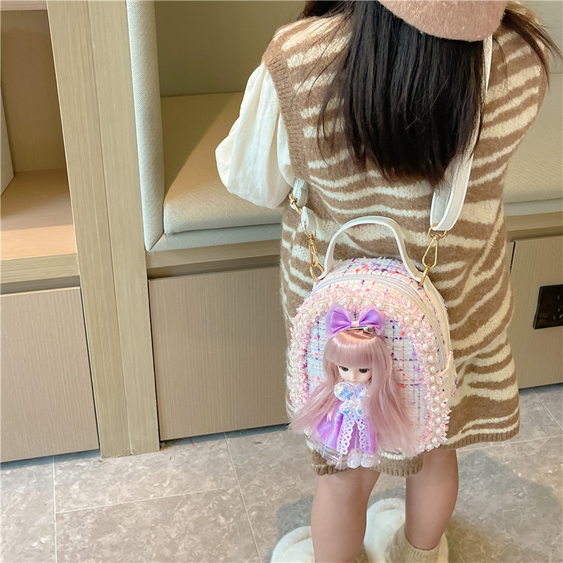 儿童包包斜挎包可爱洋气女童包包新款时尚多用公主女孩双肩包