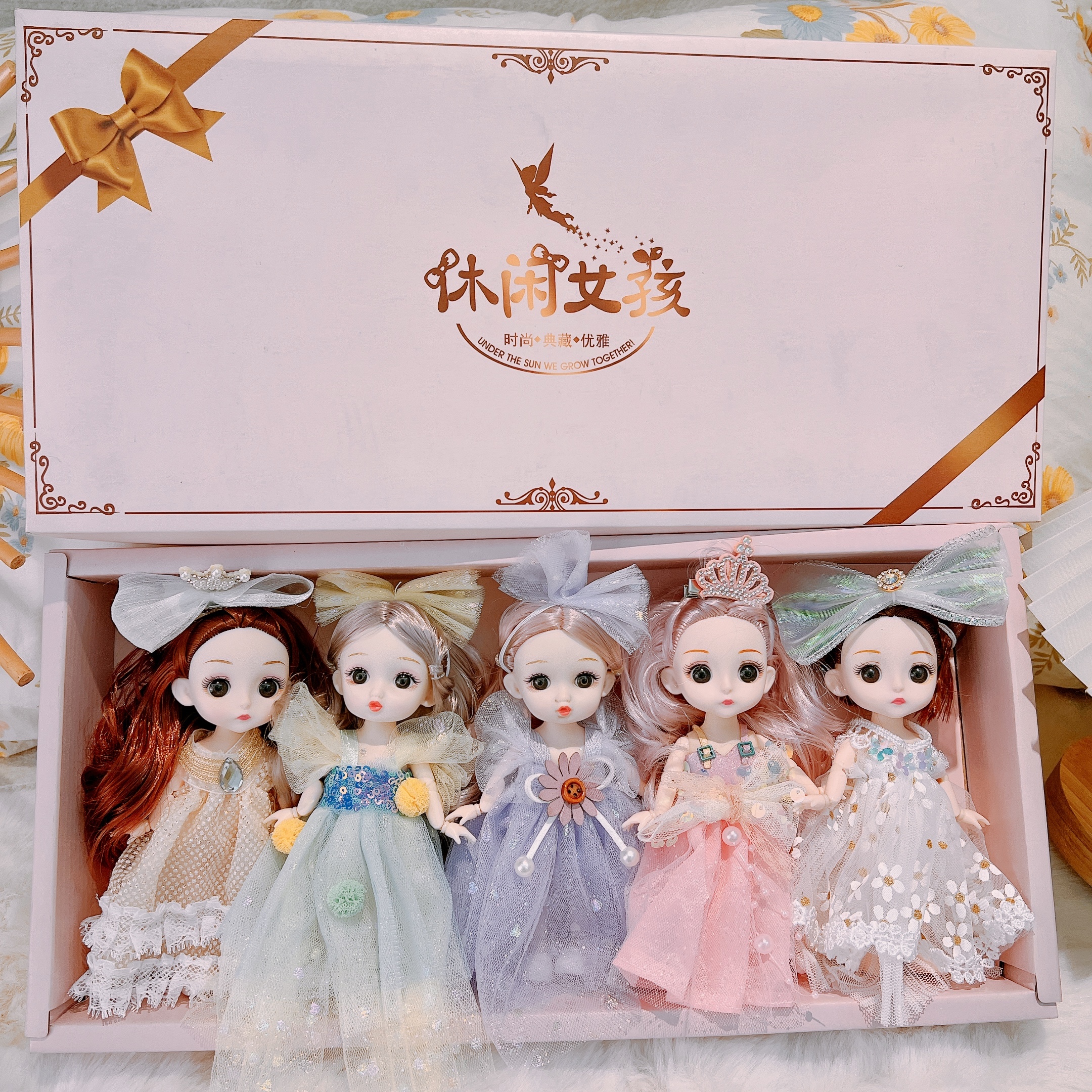 女孩玩具2024新款套装大礼盒换装公主洋娃娃仿真儿童精致珍藏版布