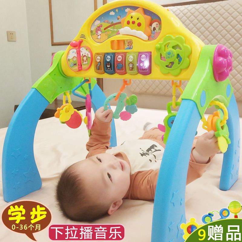 三个月宝宝玩具6月龄小月龄婴幼儿躺着玩的一岁以下哄娃神器可咬
