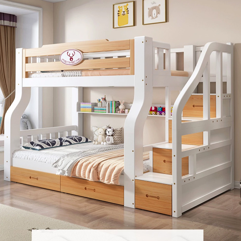 上下床双层床实木儿童床男孩女孩小户型高低床上下铺双人床子母床