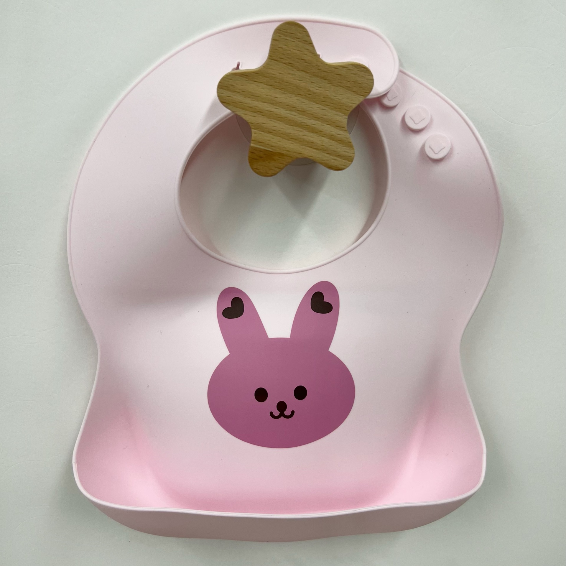 设计款 儿童婴幼儿硅胶围嘴 高颜值食品级宝宝硅胶饭兜 辅食围兜