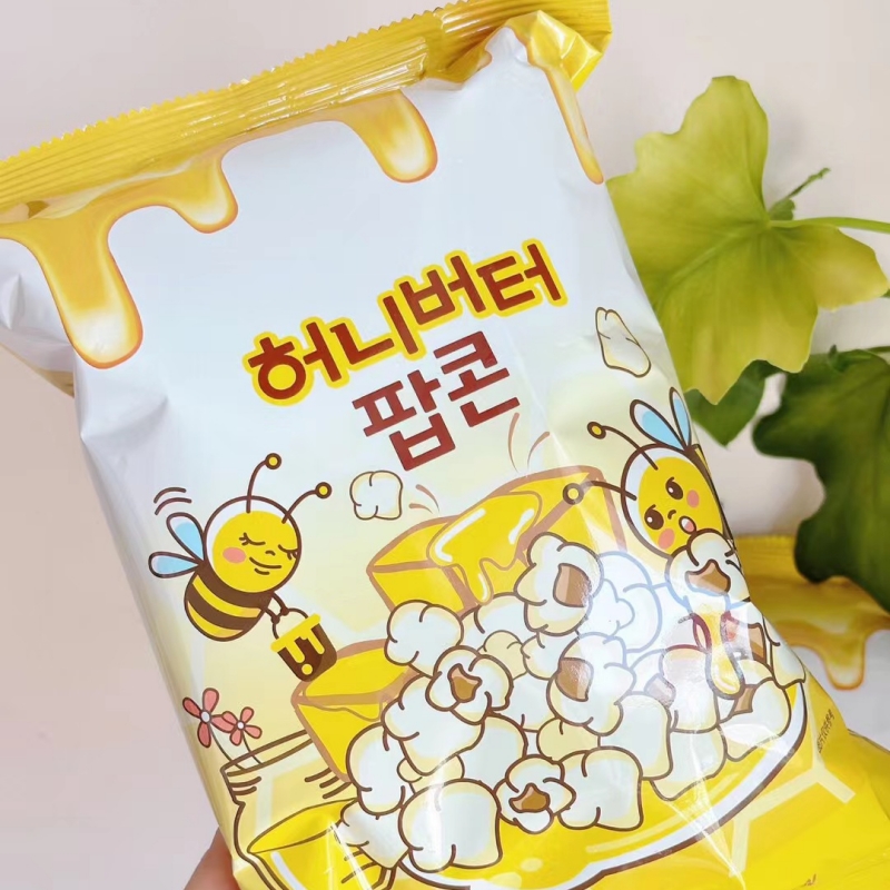 韩国进口零食GramGram蜂蜜黄油味玉米爆米花休闲追剧解馋儿童零嘴