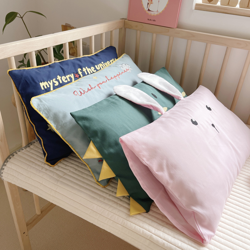 婴儿枕头枕芯秋冬纯棉儿童2-3-6岁以上幼儿园7宝宝10学生护颈低枕