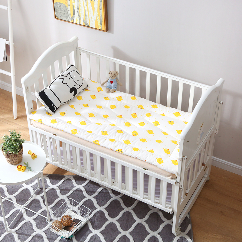 推荐纯棉花婴儿床垫幼儿园垫被棉絮宝宝褥垫子儿童拼接床褥子尺寸