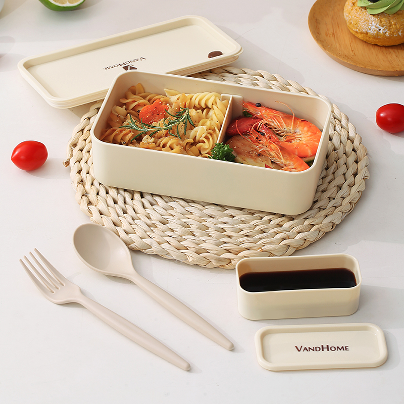 饭盒上班族日式可微波炉便携分格轻食沙拉便当饭盒儿童小学生餐盒