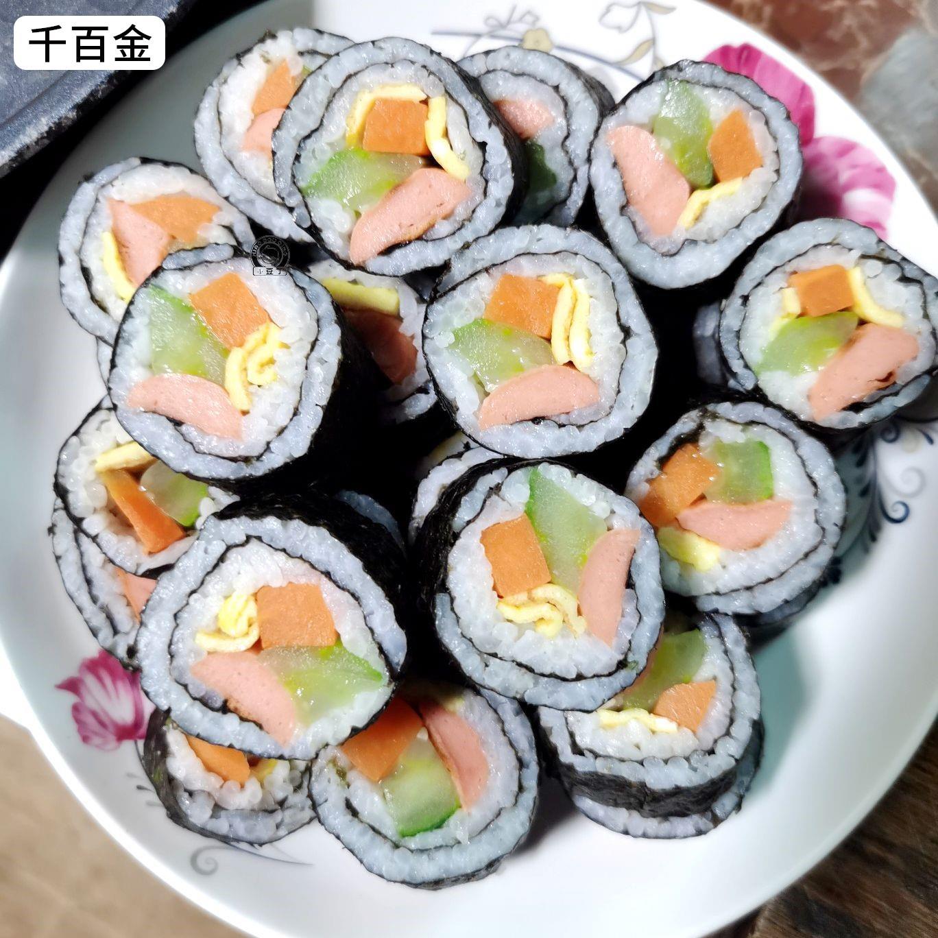 大侠寿司海苔用专大片50张做紫菜片包饭材料食材家用套装工具全套
