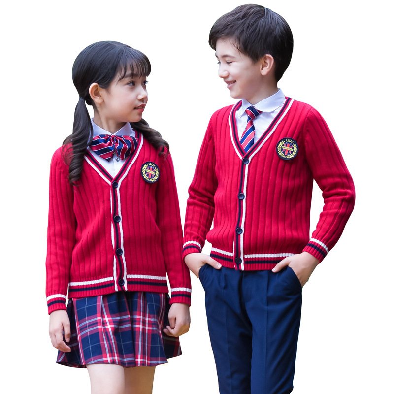 男童女童幼儿园园服学院风校服儿童班服英伦演出服装中小学生套装