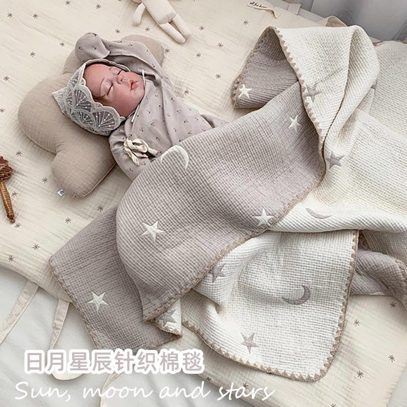 婴儿盖毯春秋款毛毯新生宝宝小被子夏凉被儿童幼儿园午睡空调被巾