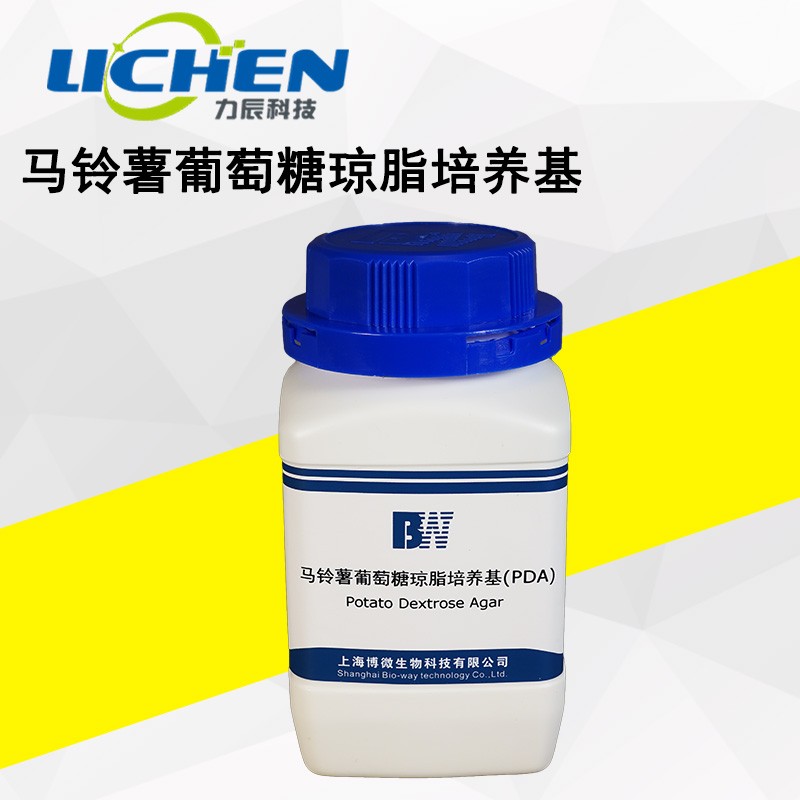 上海博微马铃薯葡萄糖琼脂PDA实y验用品化学试剂250g/瓶培养基包