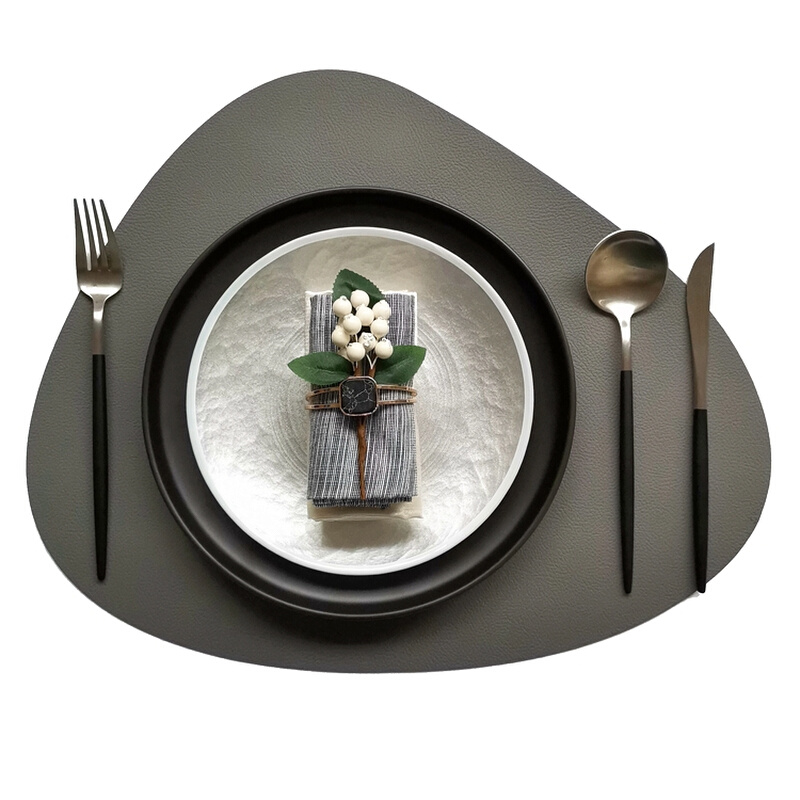现代简约样板房间餐具套装组合餐桌摆盘摆件美式黑白灰银色西餐盘