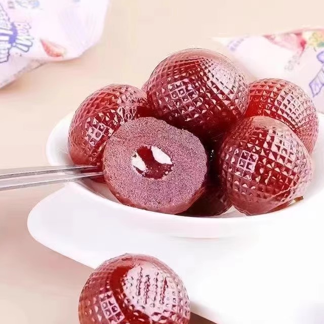 新货多口味爆浆山楂草莓蓝莓秋梨多种口味抖音网红推荐酸甜好吃