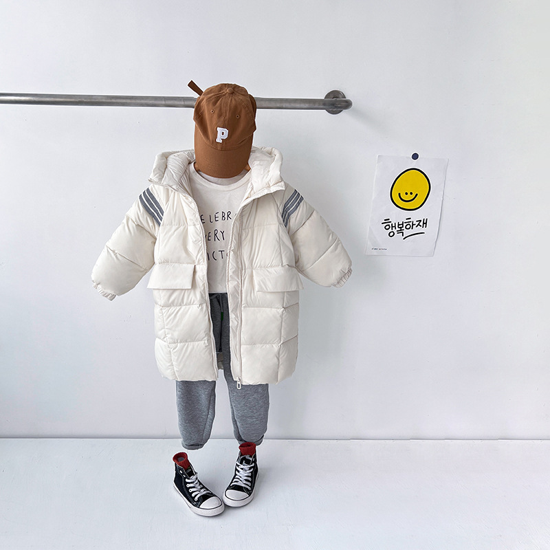 冬装保暖外套棉服儿童中大童童装男童2022韩版洋气棉衣棉袄新款潮