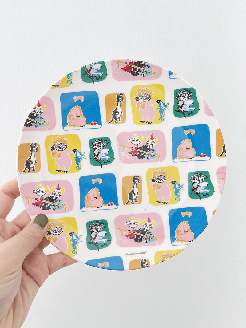 日本购回 Skater 可爱姆明Moomin树脂餐盘儿童成人早餐盘子碟子