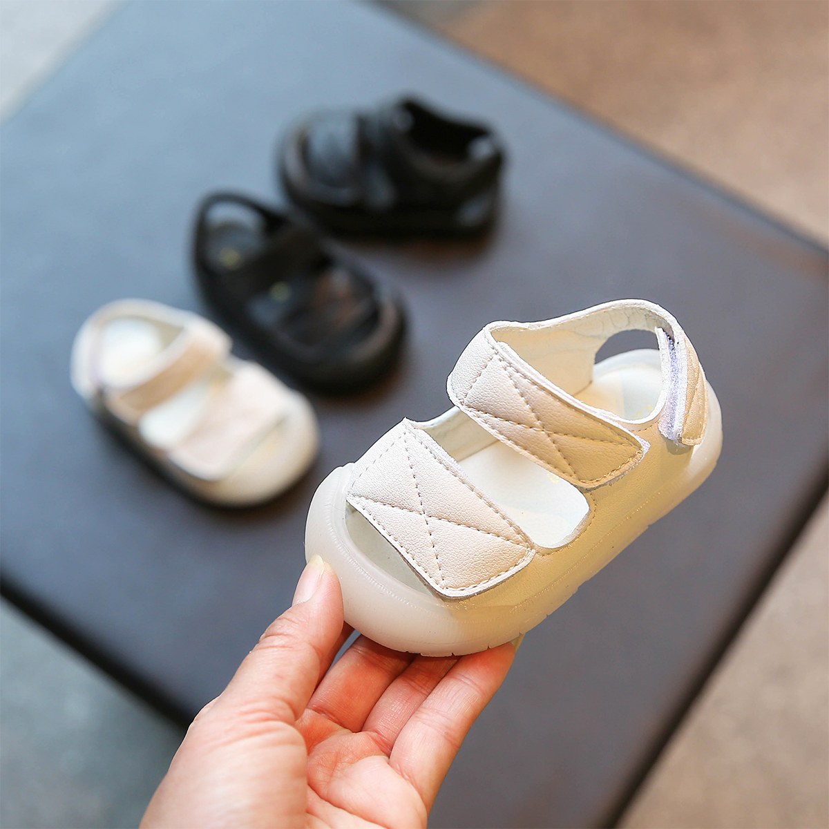婴儿凉鞋婴幼儿鞋子夏季一岁宝宝鞋男童软底包头学步鞋婴童鞋女童