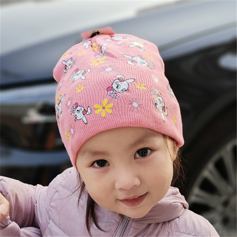 儿童毛线帽秋冬季针织帽子宝宝可爱保暖时尚帽男女童套头帽韩版潮