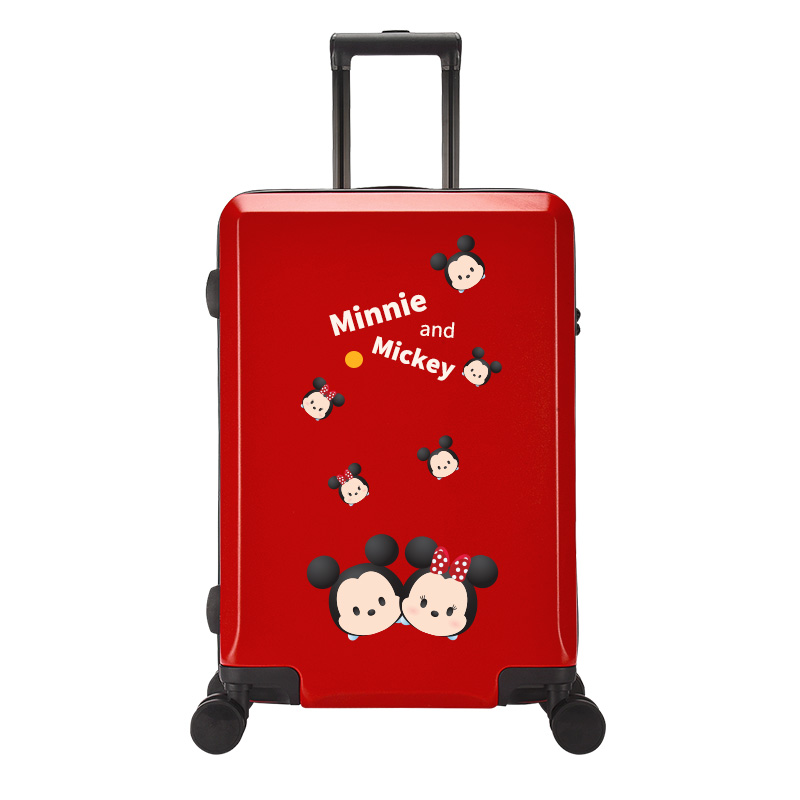新款迪士尼行李箱女20寸小型轻便卡通拉杆箱男24寸学生旅行登机箱