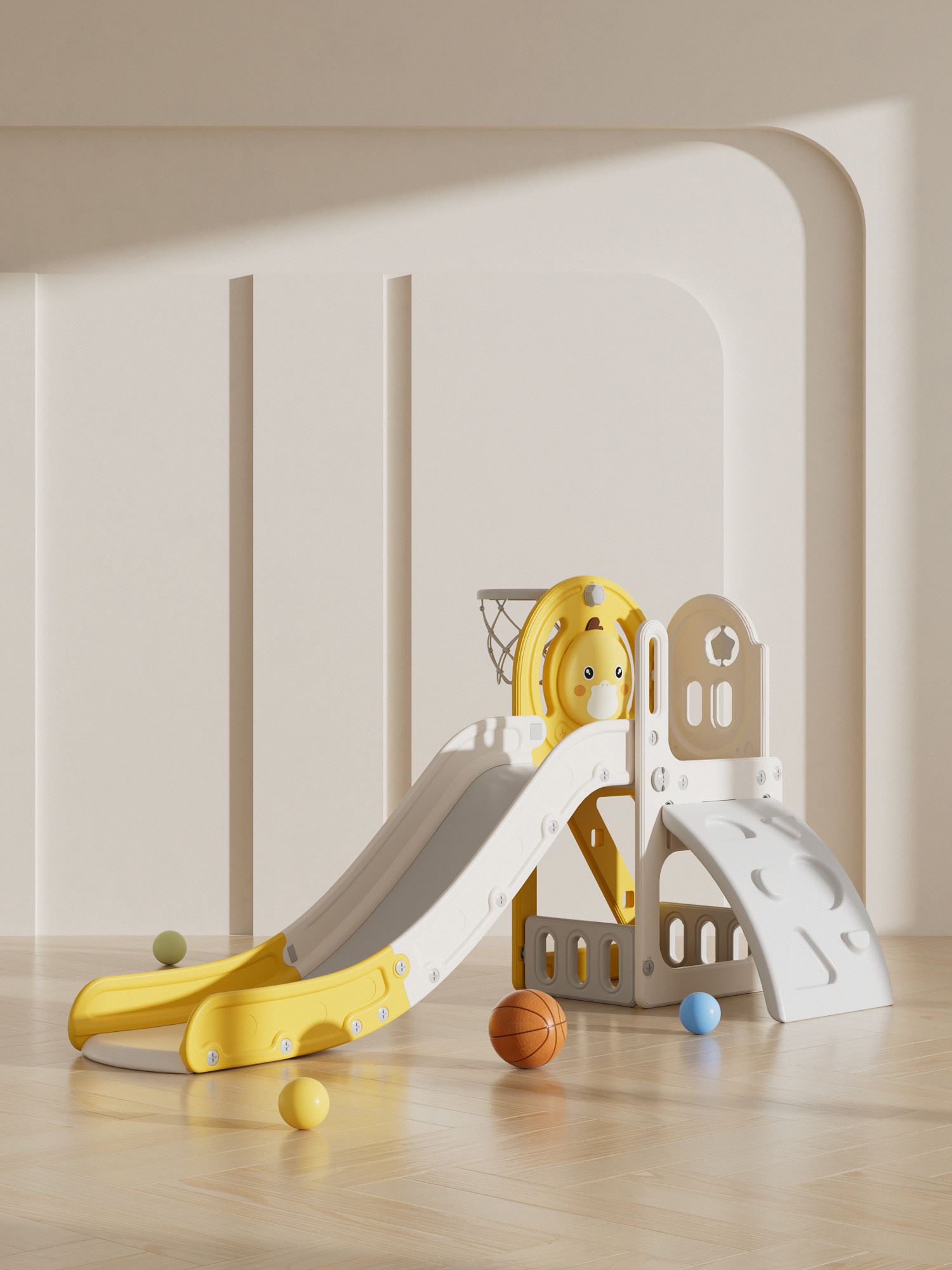 儿童梯周岁礼物滑梯儿童室内家用宝宝游乐园小型孩多功能玩具