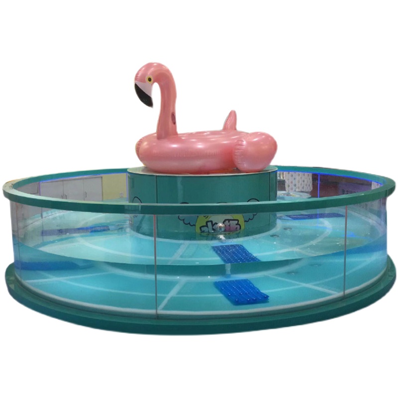 新品定制婴儿童游泳池钢结构商用母婴馆大小型钢化玻璃亲子池全套