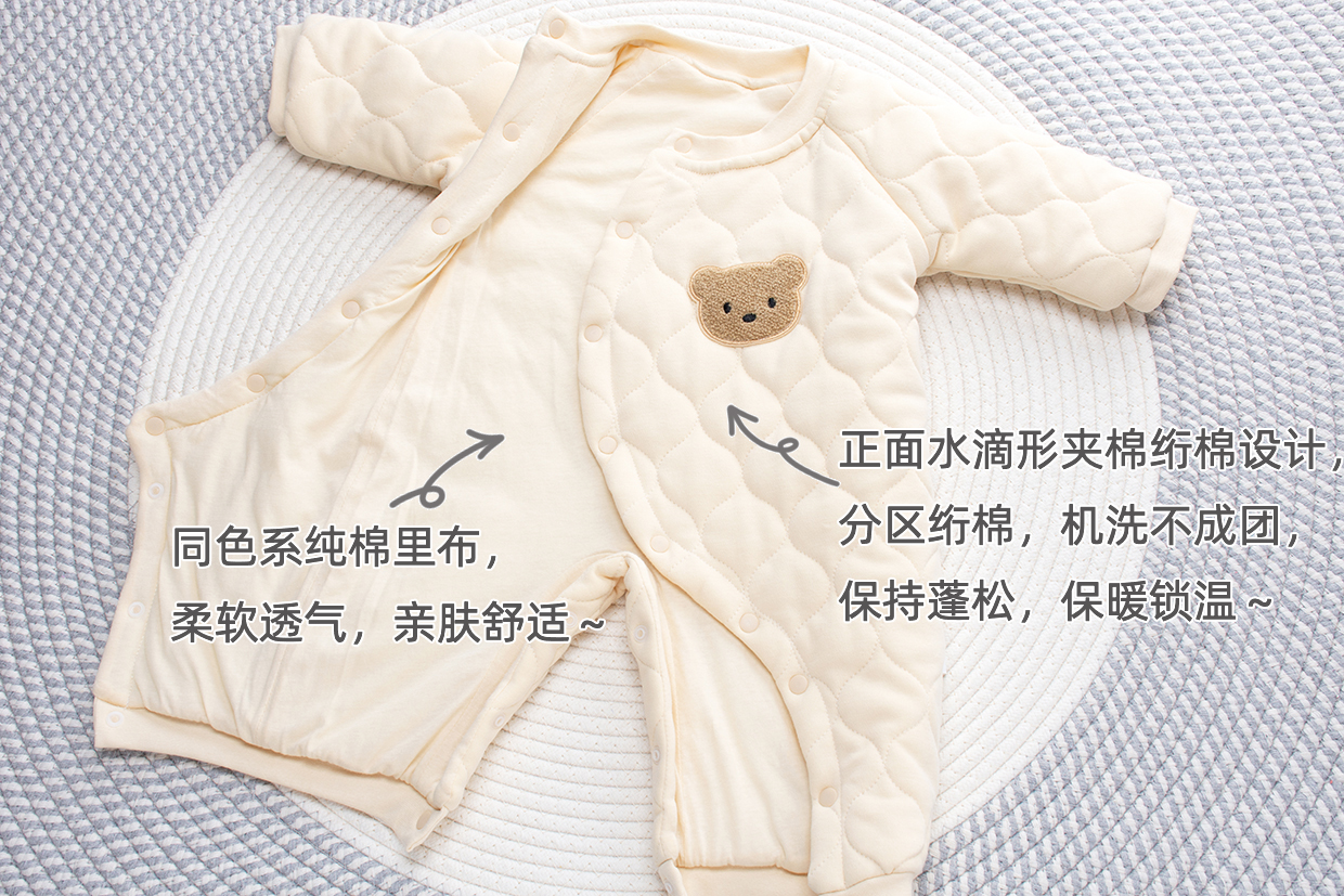 婴儿衣服冬季0一3月宝宝加厚外出夹棉袄外套小月龄10个月冬装一岁